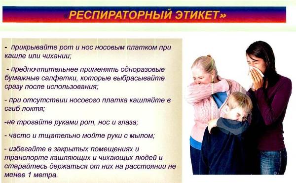 ПРАВИЛА РЕСПИРАТОРНОГО ЭТИКЕТА ПРАВИЛА РЕСПИРАТОРНОГО ЭТИКЕТА